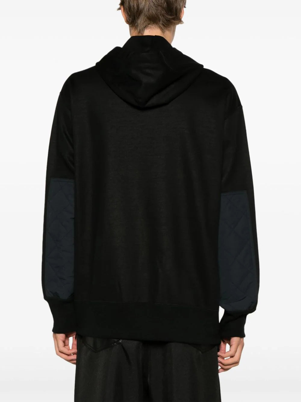 Ripstop-Panel Cotton Hoodie