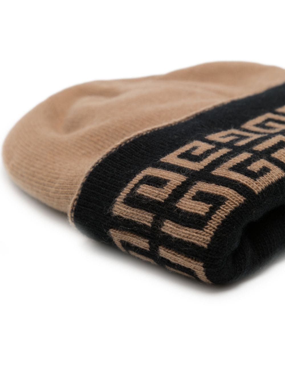 4G Logo-Intarsia Two-Tone Beanie