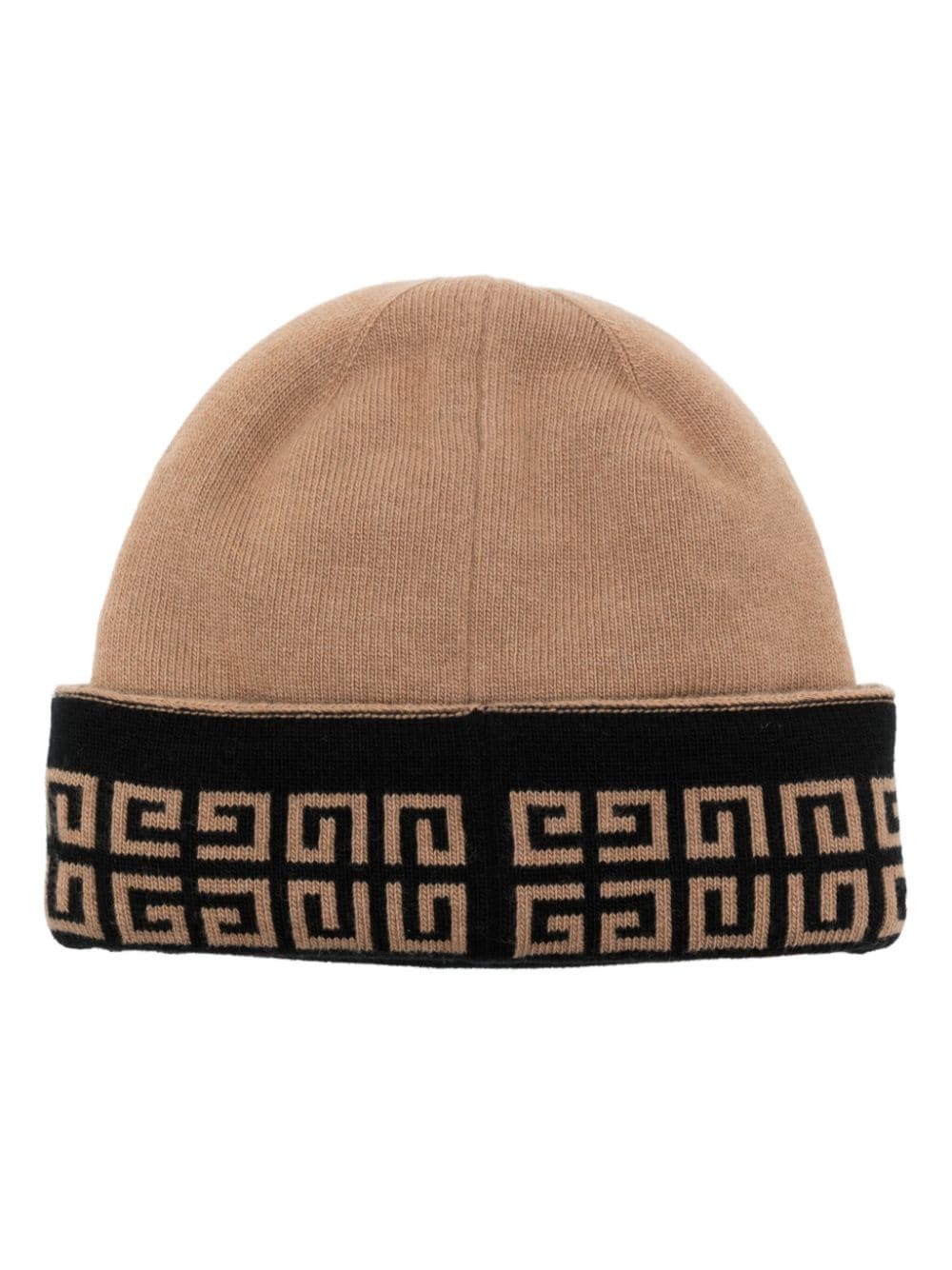 4G Logo-Intarsia Two-Tone Beanie