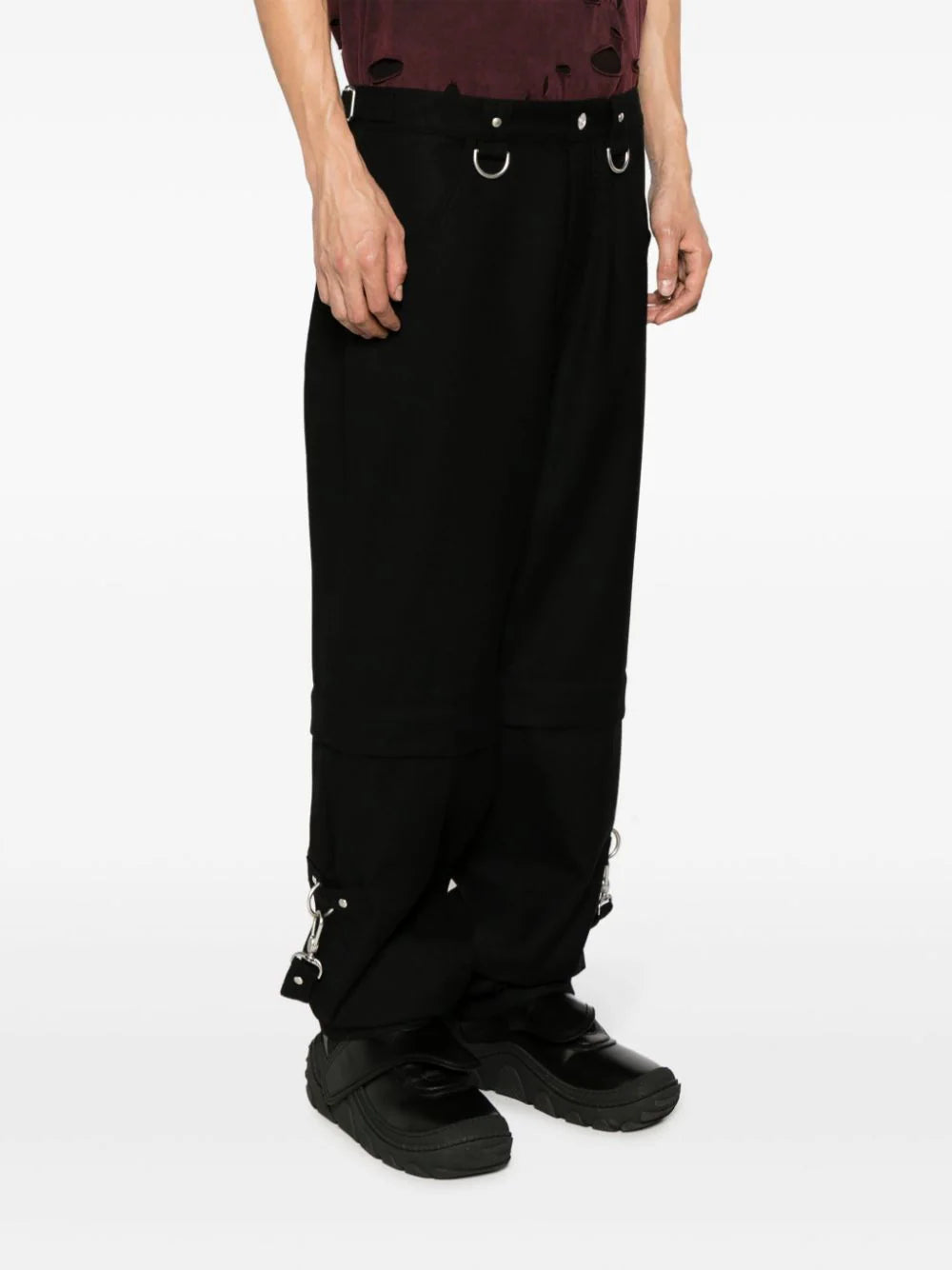 Detachable-Leg Wide-Leg Trousers