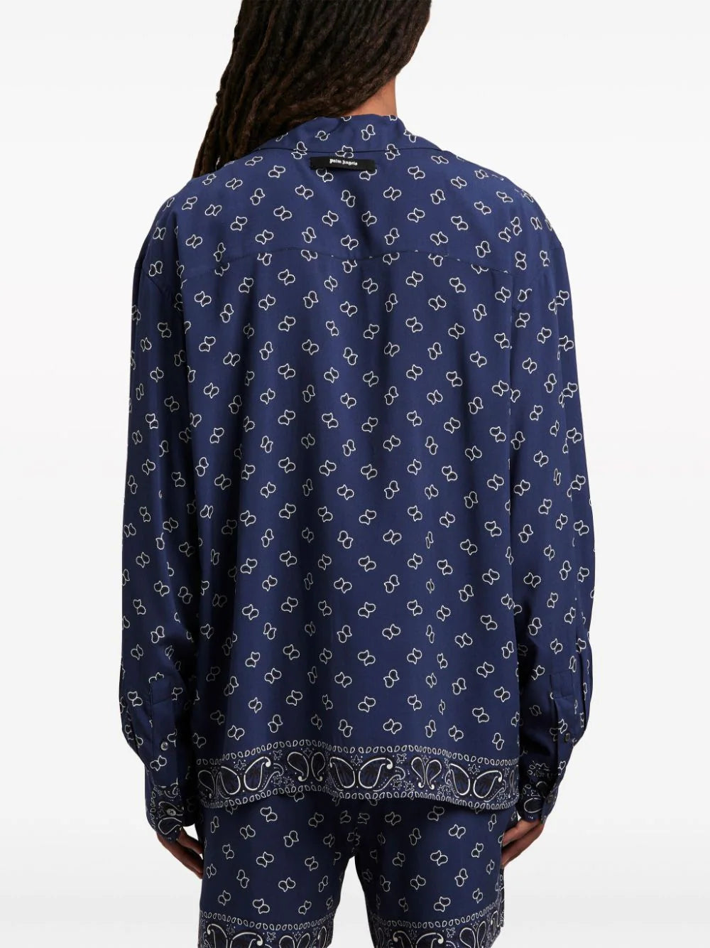 Paisley-Print Long-Sleeve Shirt