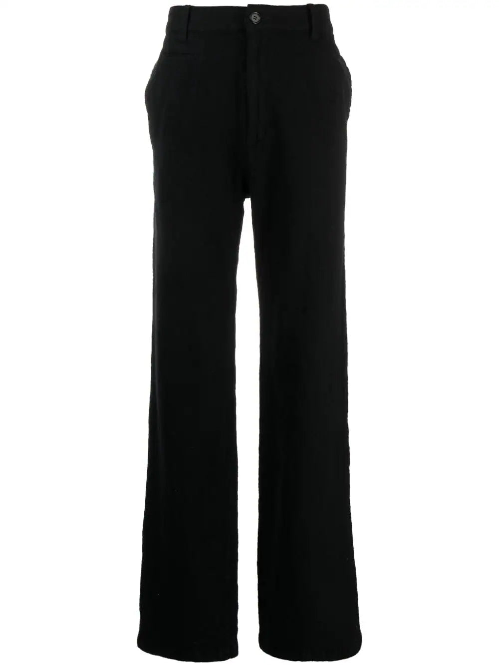 Wool Straight-Leg Trousers