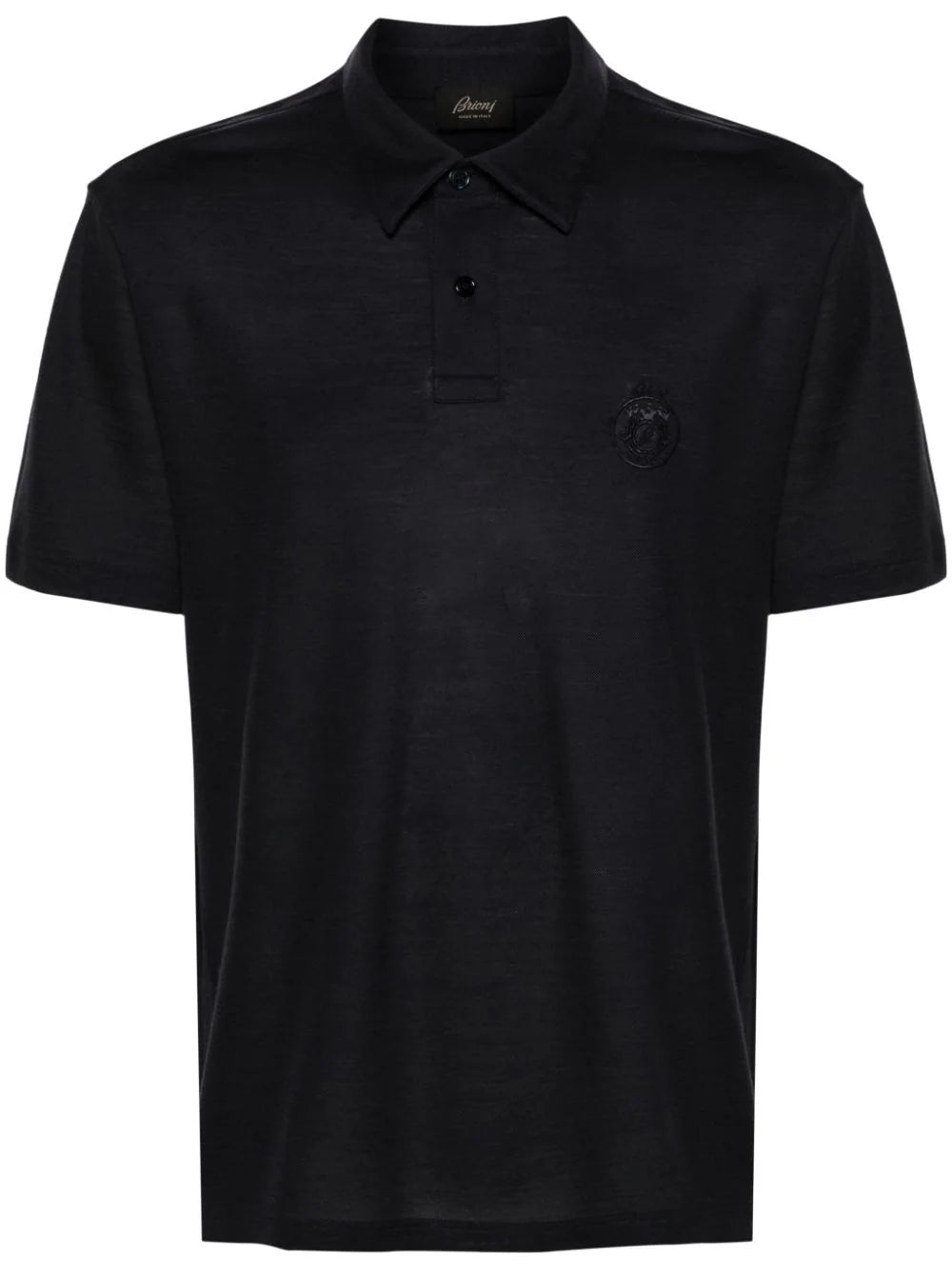 Logo-Embroidered Wool Polo Shirt