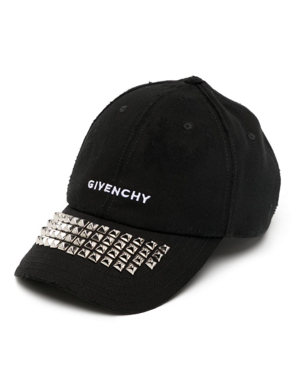 Logo-Embroidered Spike Stud-Detail Baseball Cap