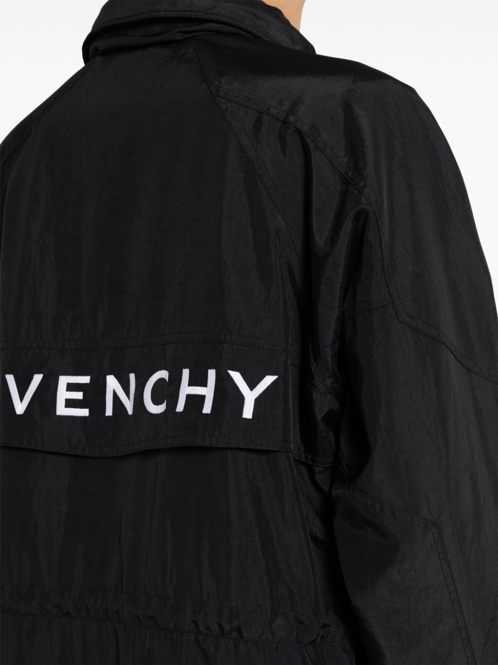 Logo-Embroidered Zip-Up Jacket