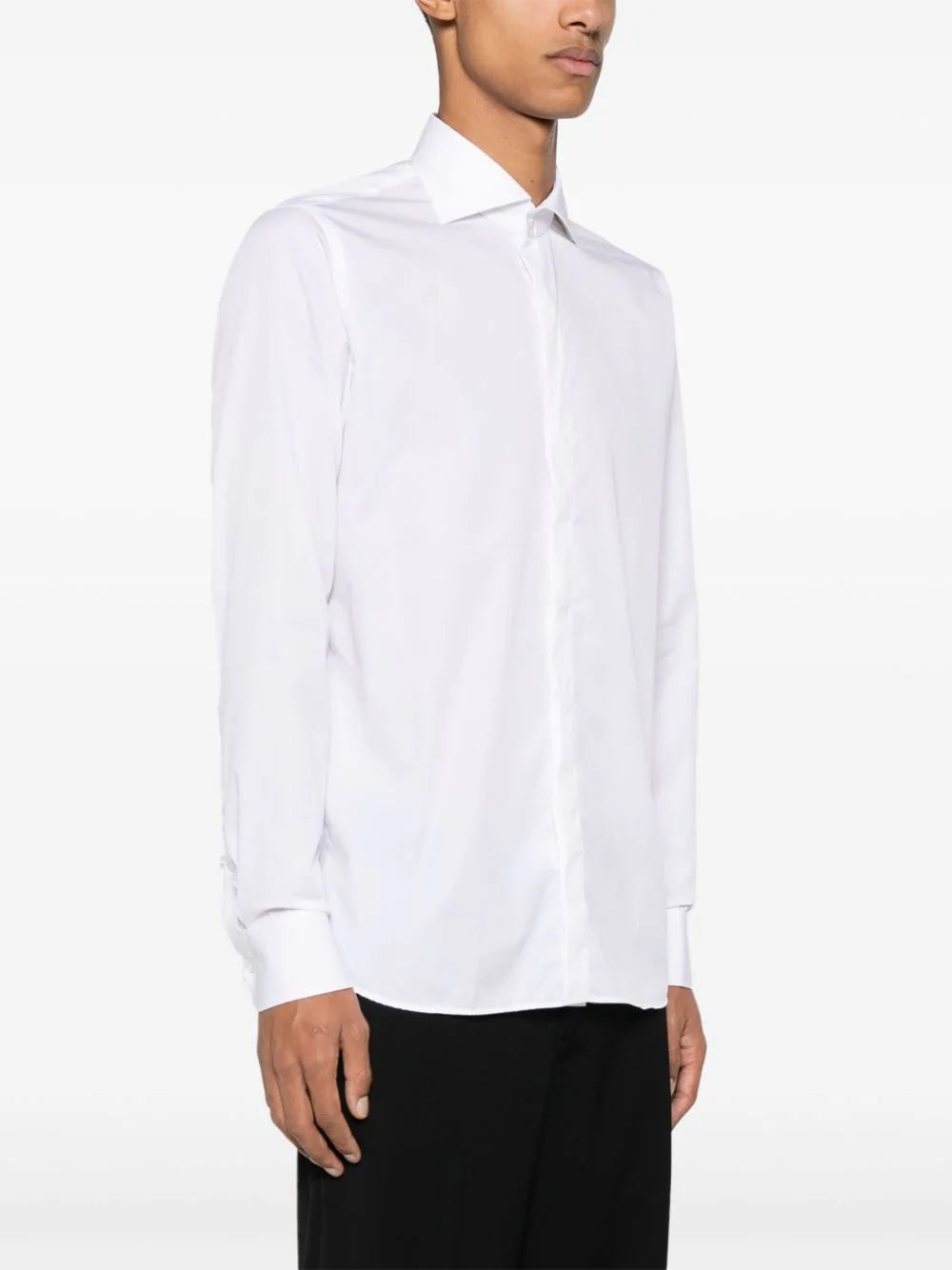 Long-Sleeve Cotton Shirt