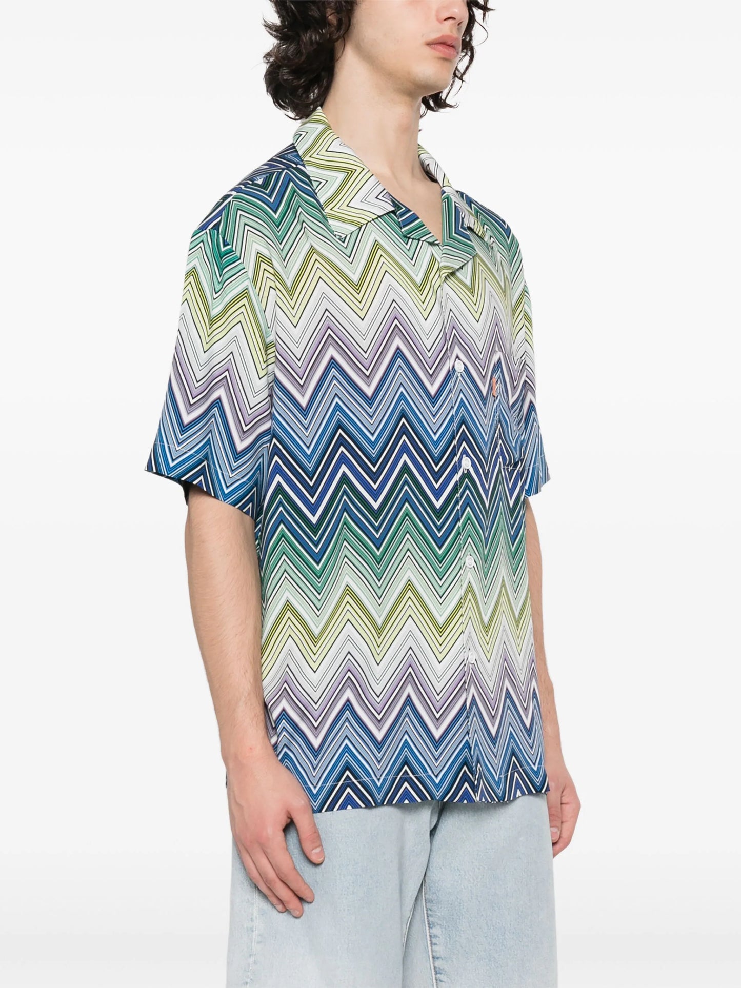 Zigzag Short-Sleeved Shirt