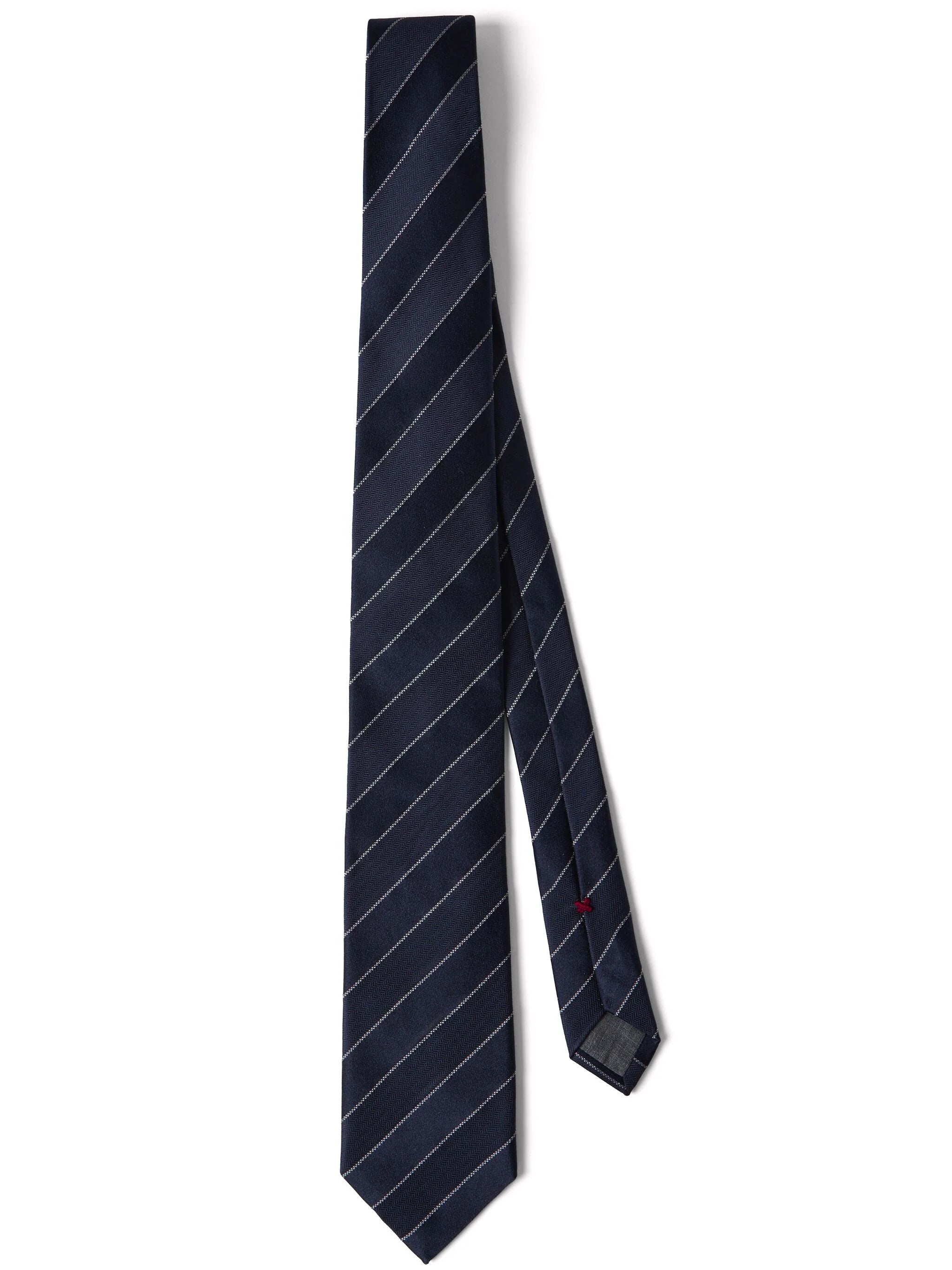 Striped Silk Tie