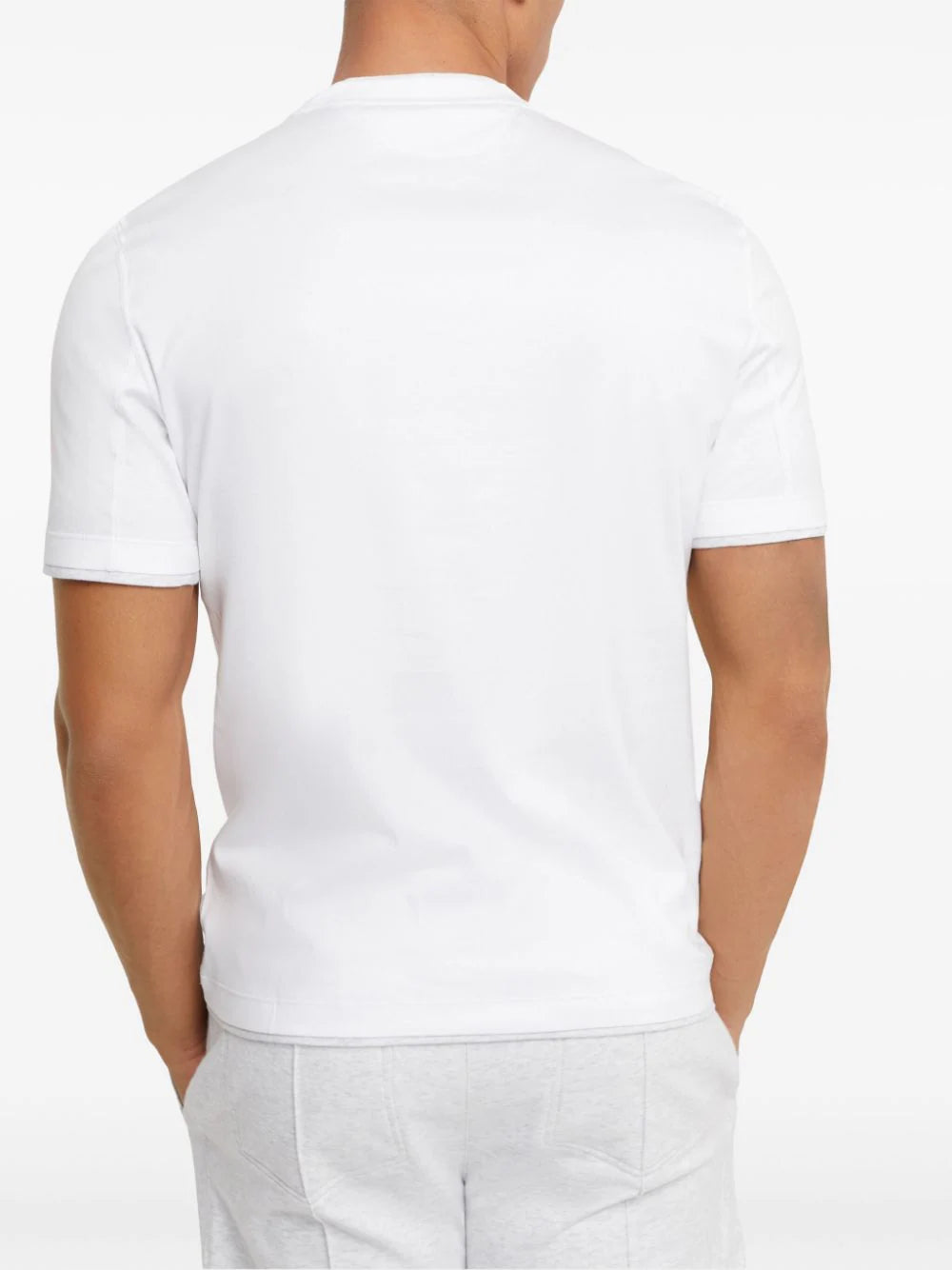 Double-Layer Cotton T-Shirt