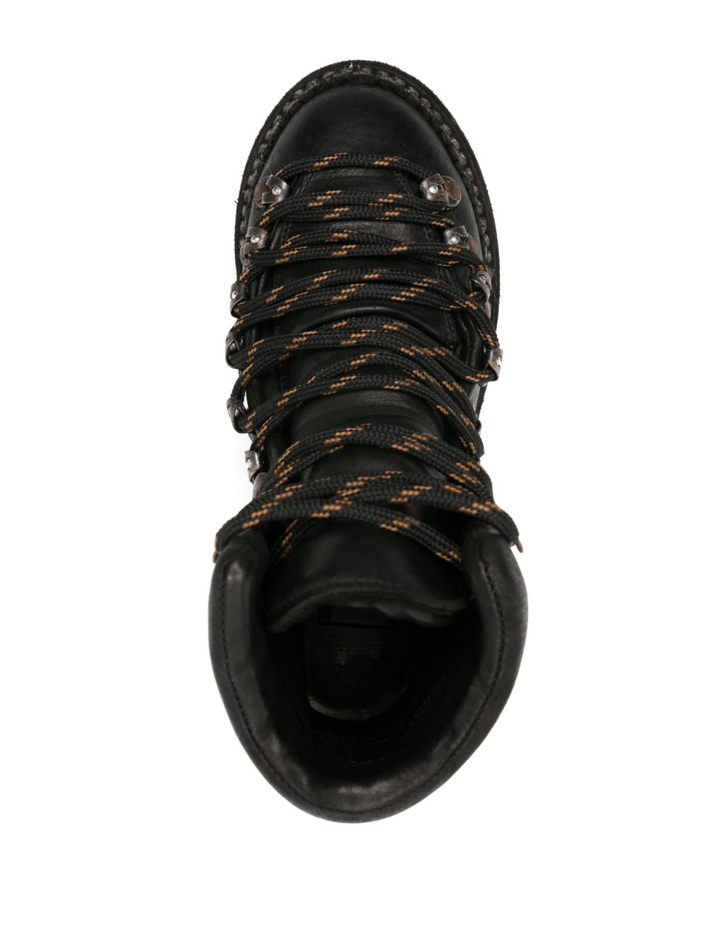 lace-up leather boots