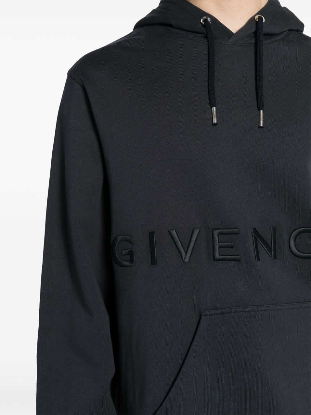 Logo-Embroidered Cotton Hoodie