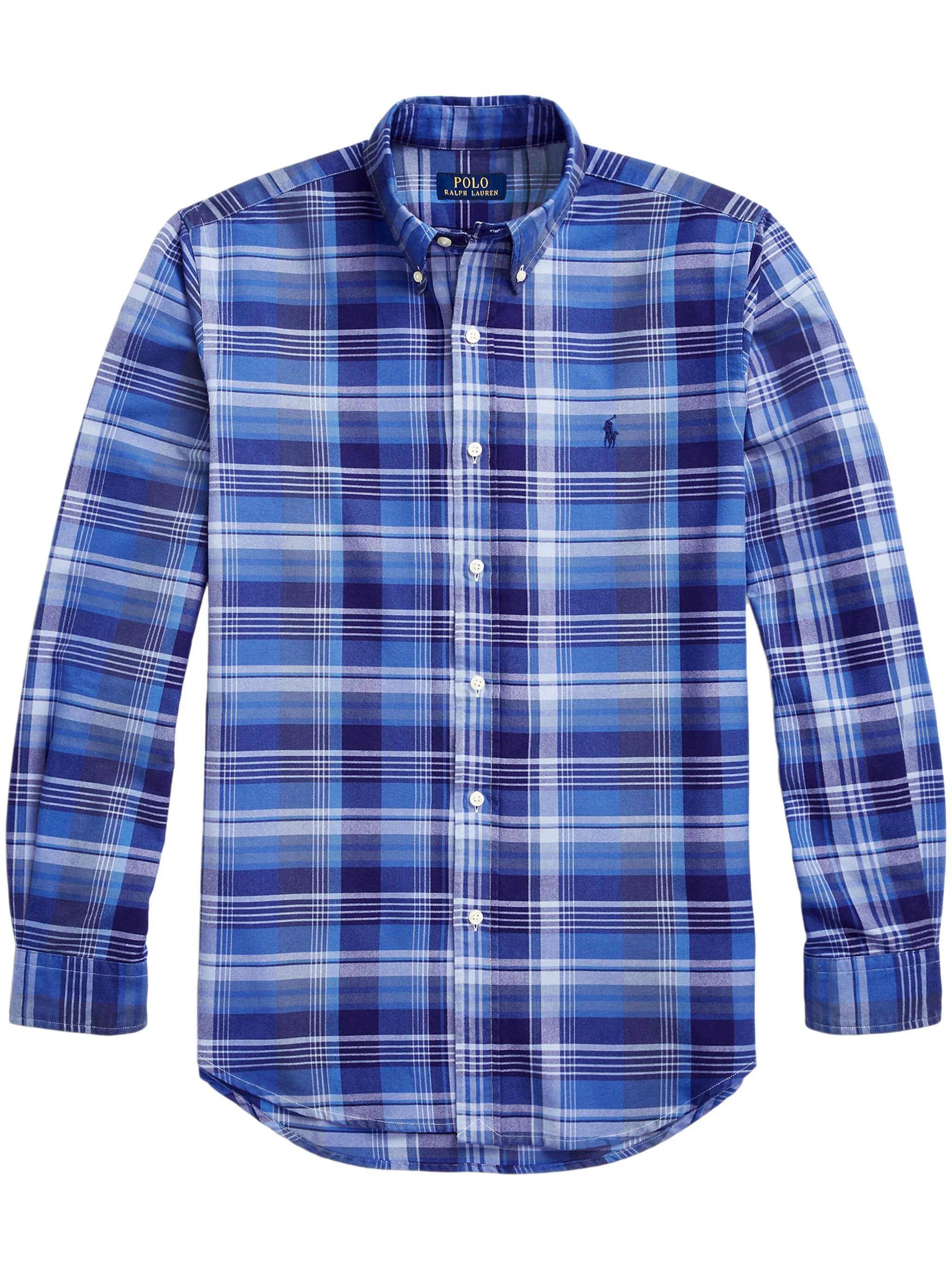 Oxford Plaid Cotton Shirt