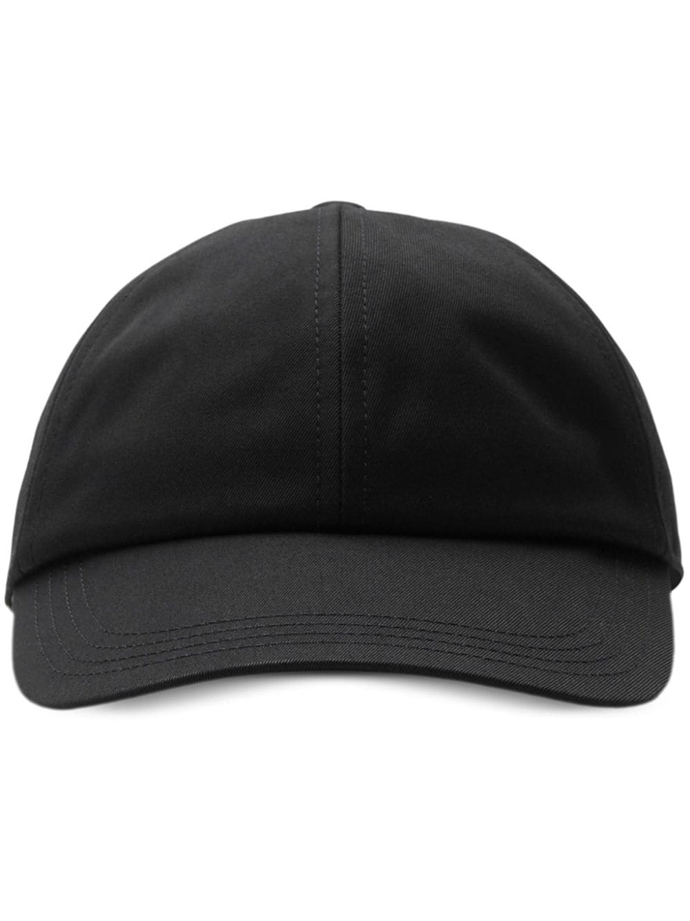 Check-Lined Baseball Cap