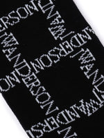 Intarsia-Knit Logo Socks