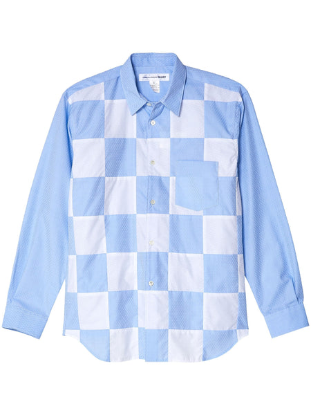 Check-Pattern Cotton Shirt