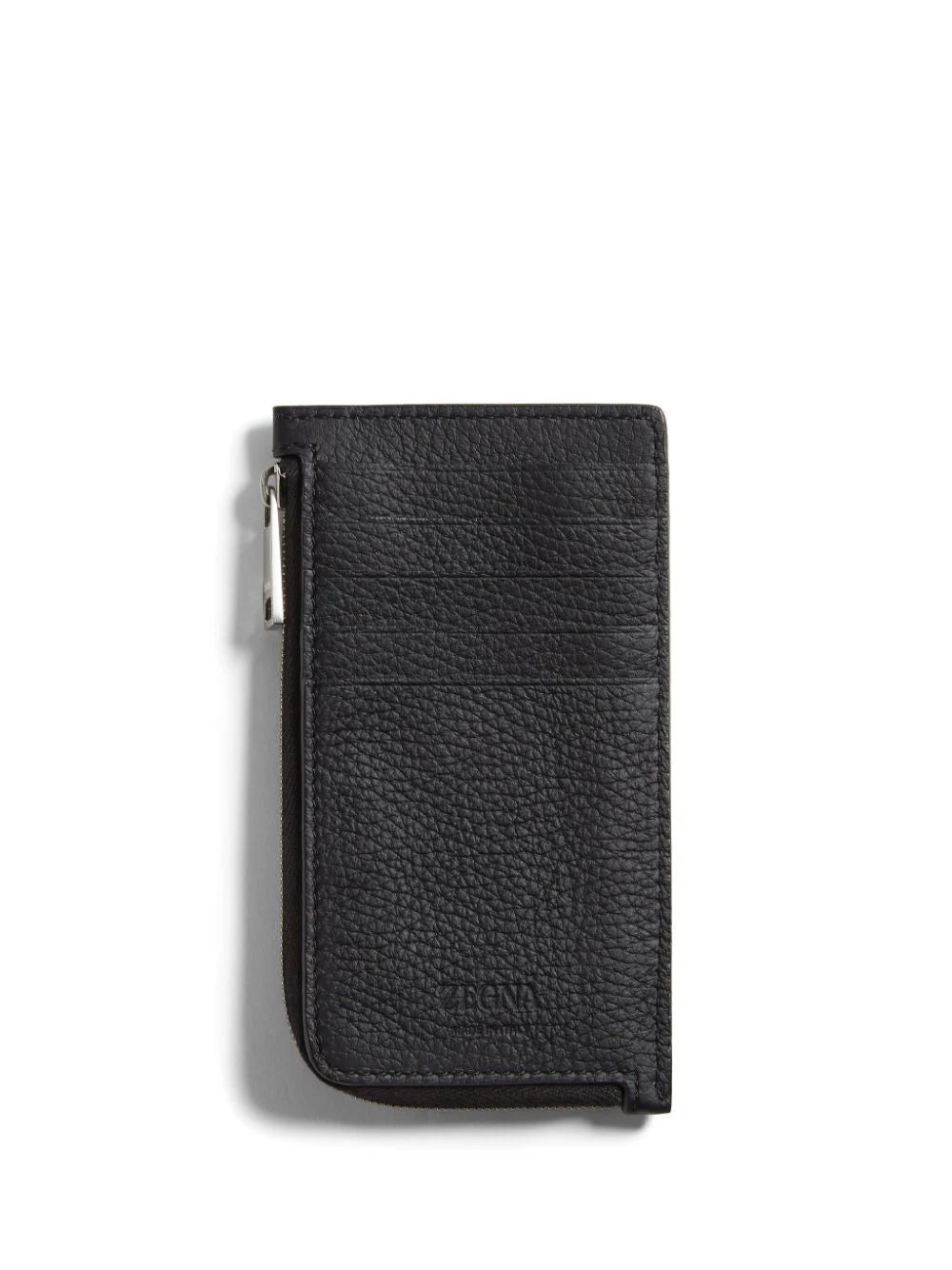 Stripe-Embellished Leather Wallet