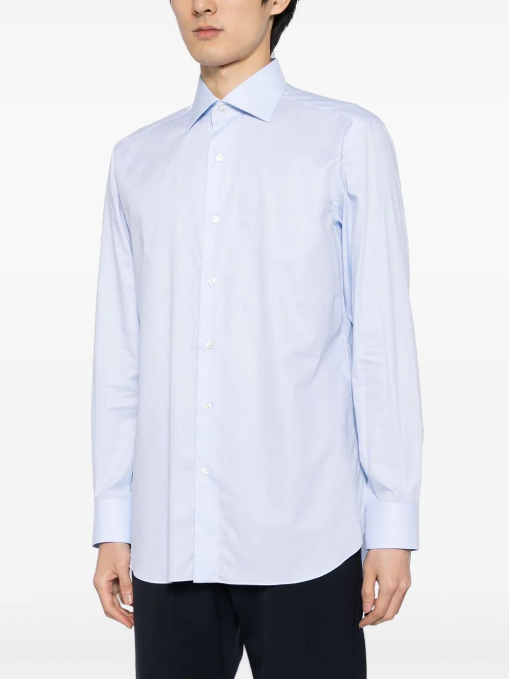 Long-Sleeve Cotton Shirt