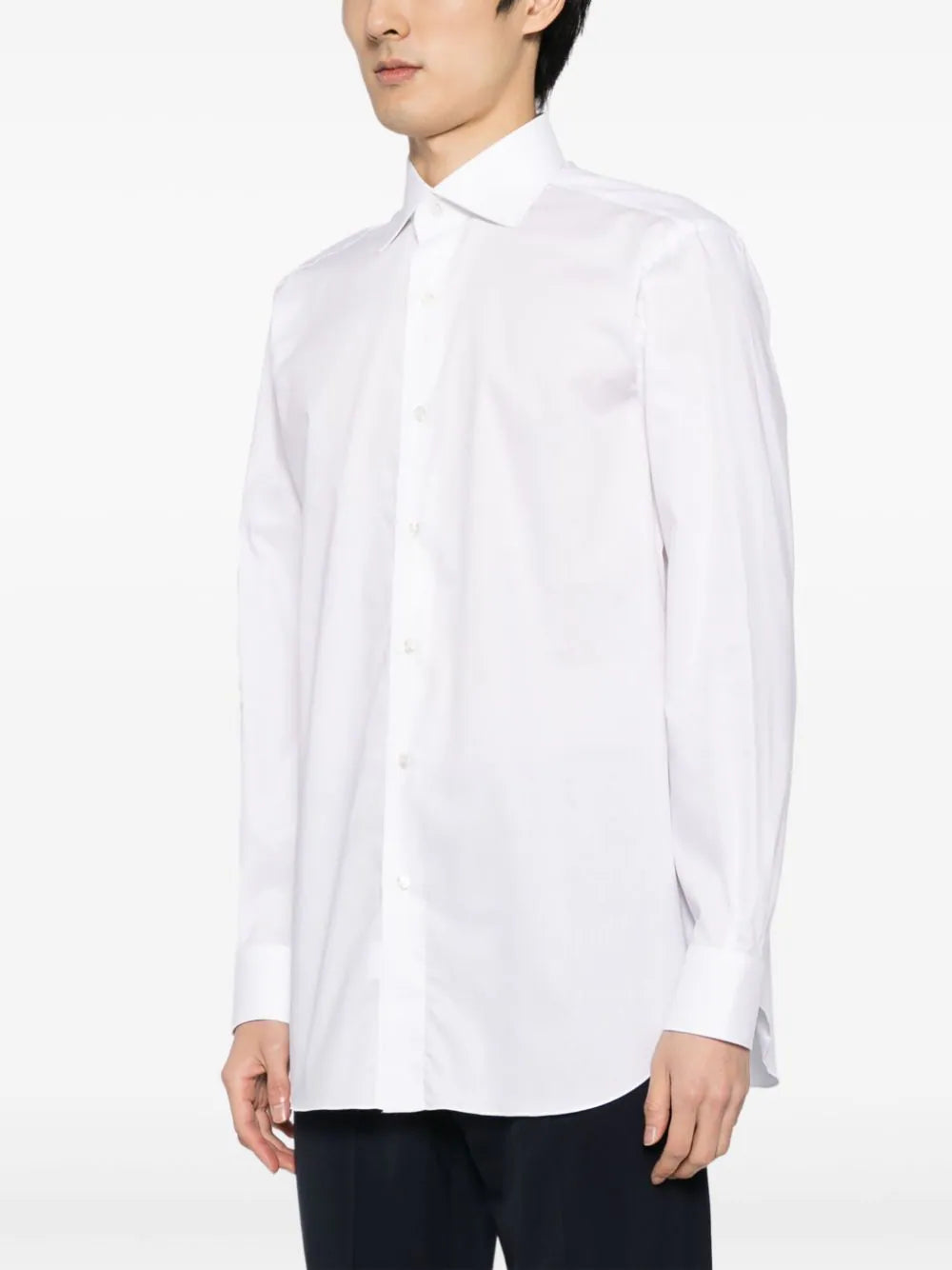 Long-Sleeve Cotton Shirt