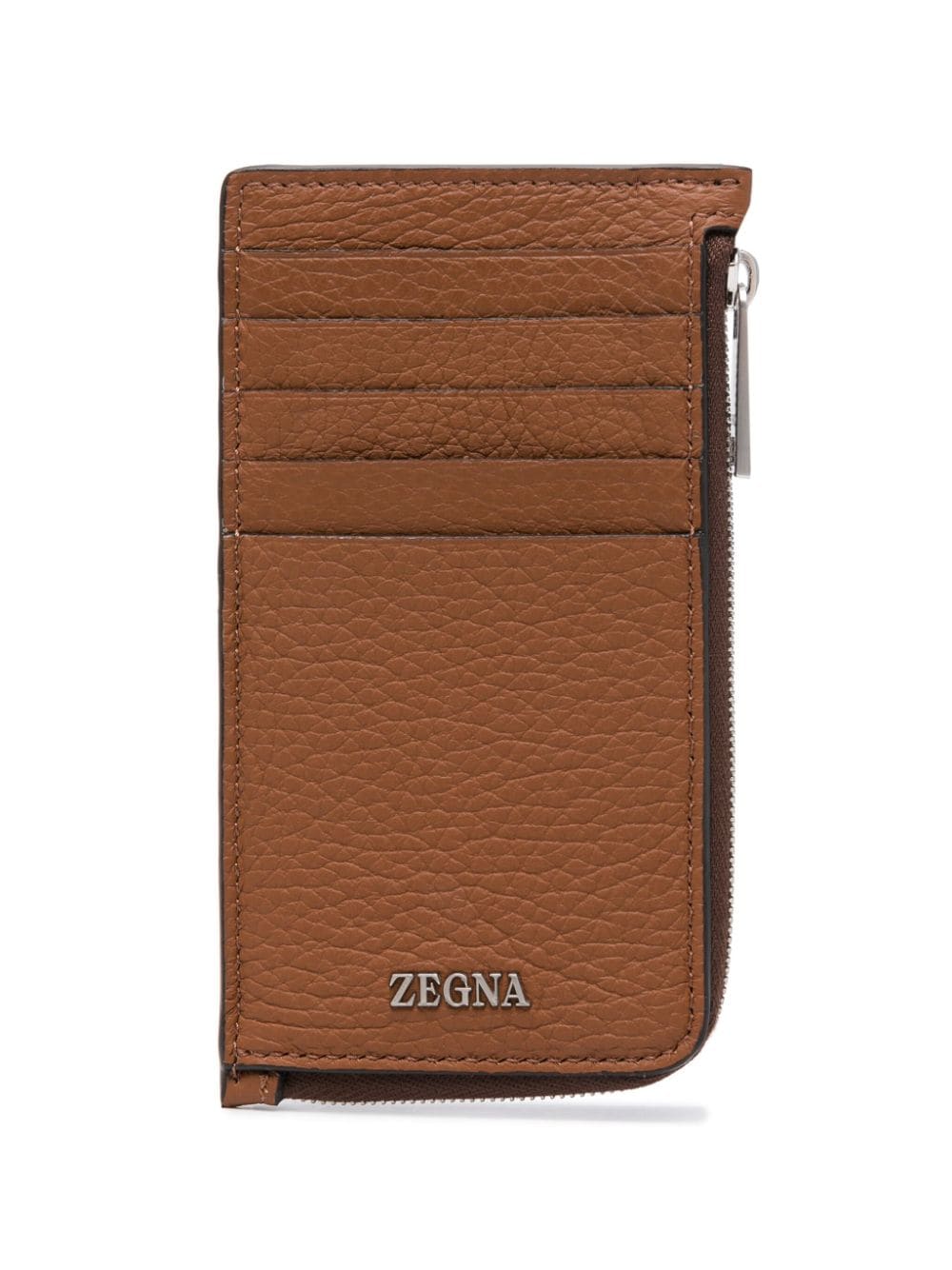 Logo-Plaque Leather Wallet