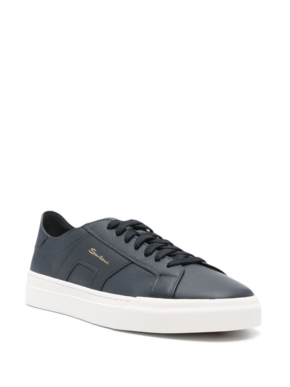 Grained Leather Sneakers