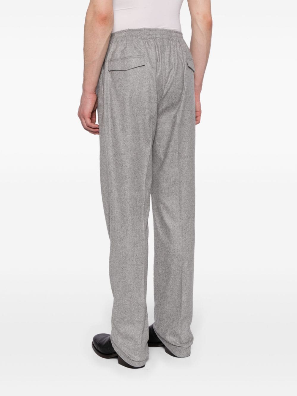 Straight-Leg Cashmere Trousers