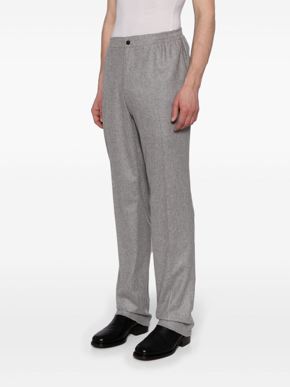 Straight-Leg Cashmere Trousers