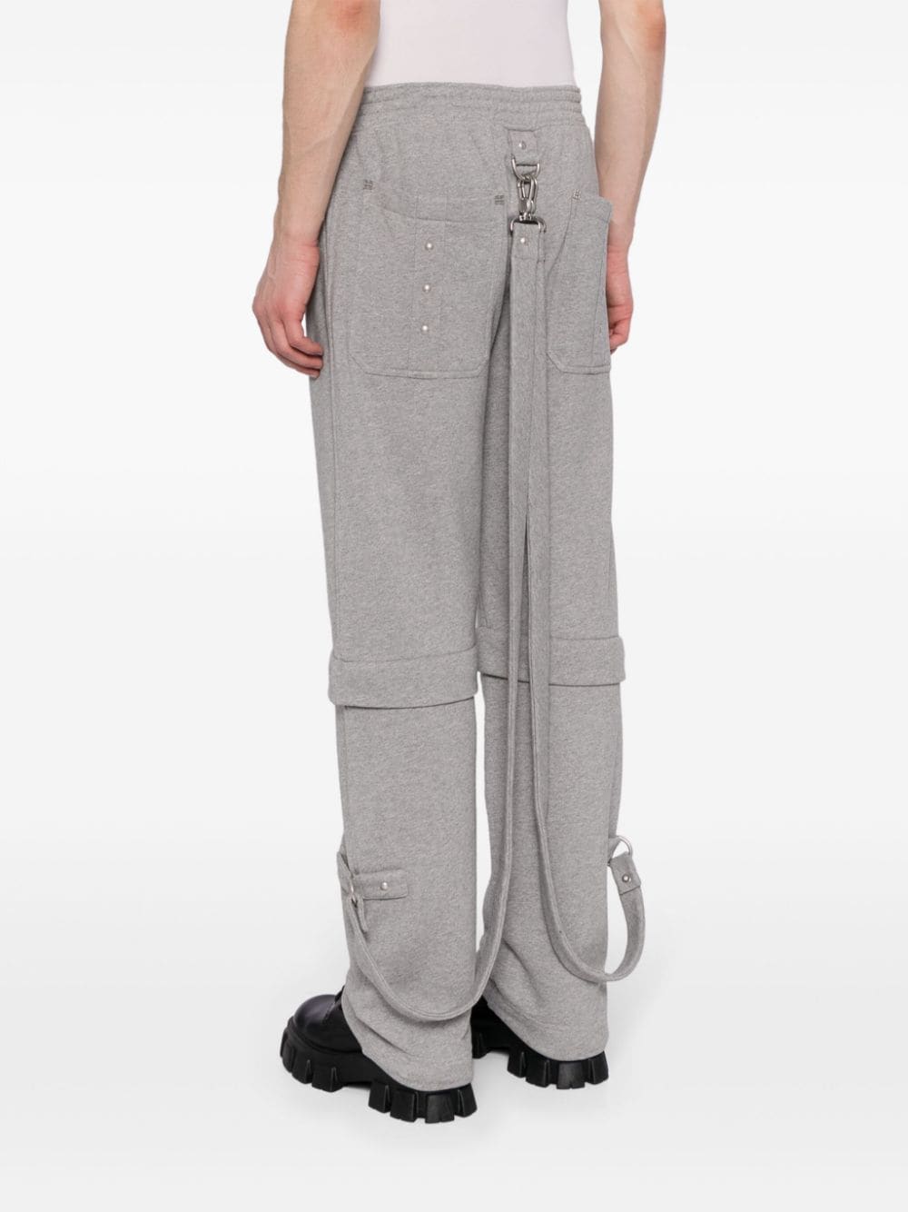 Detachable-Leg Cotton Track Pants