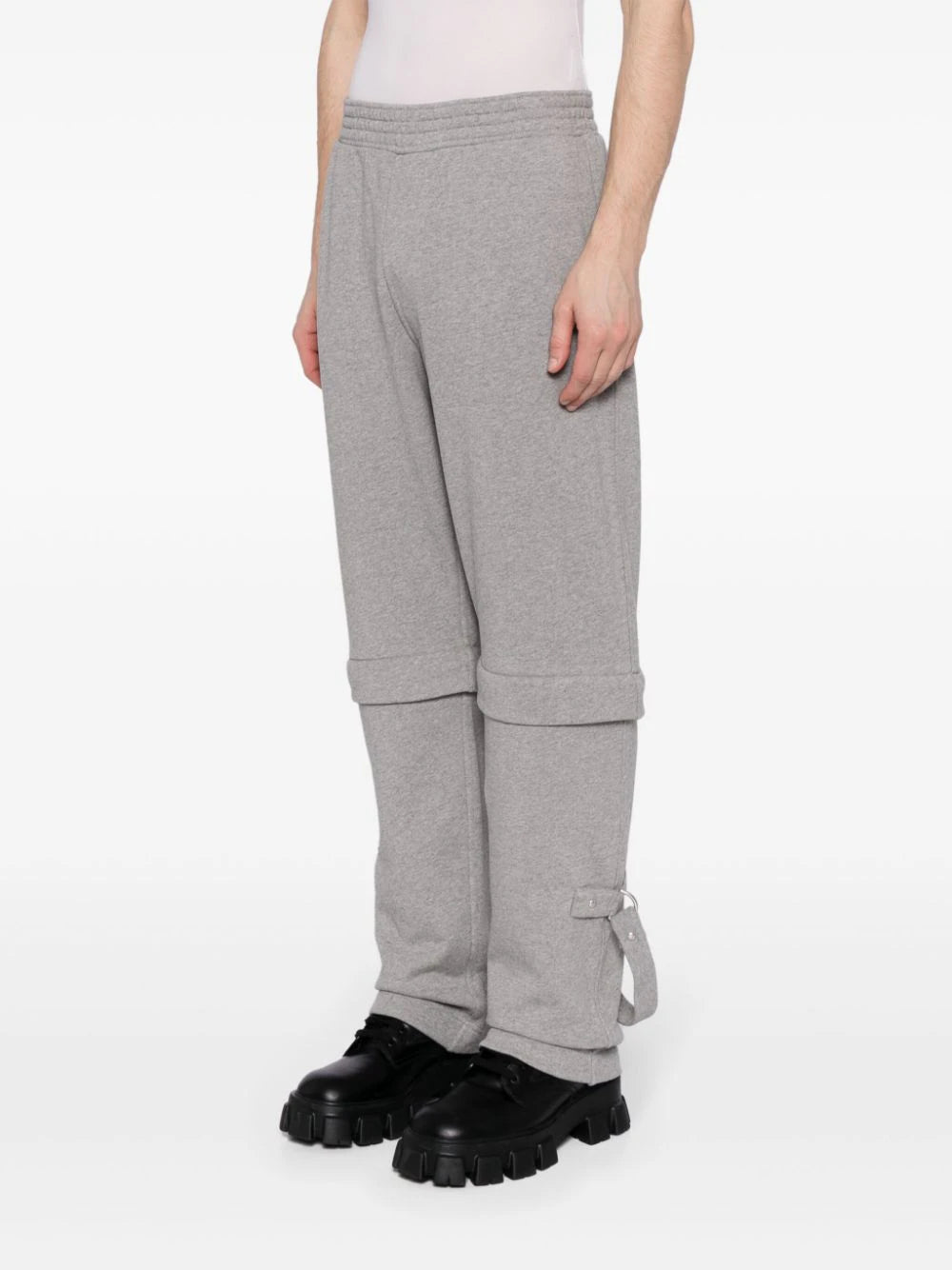 Detachable-Leg Cotton Track Pants