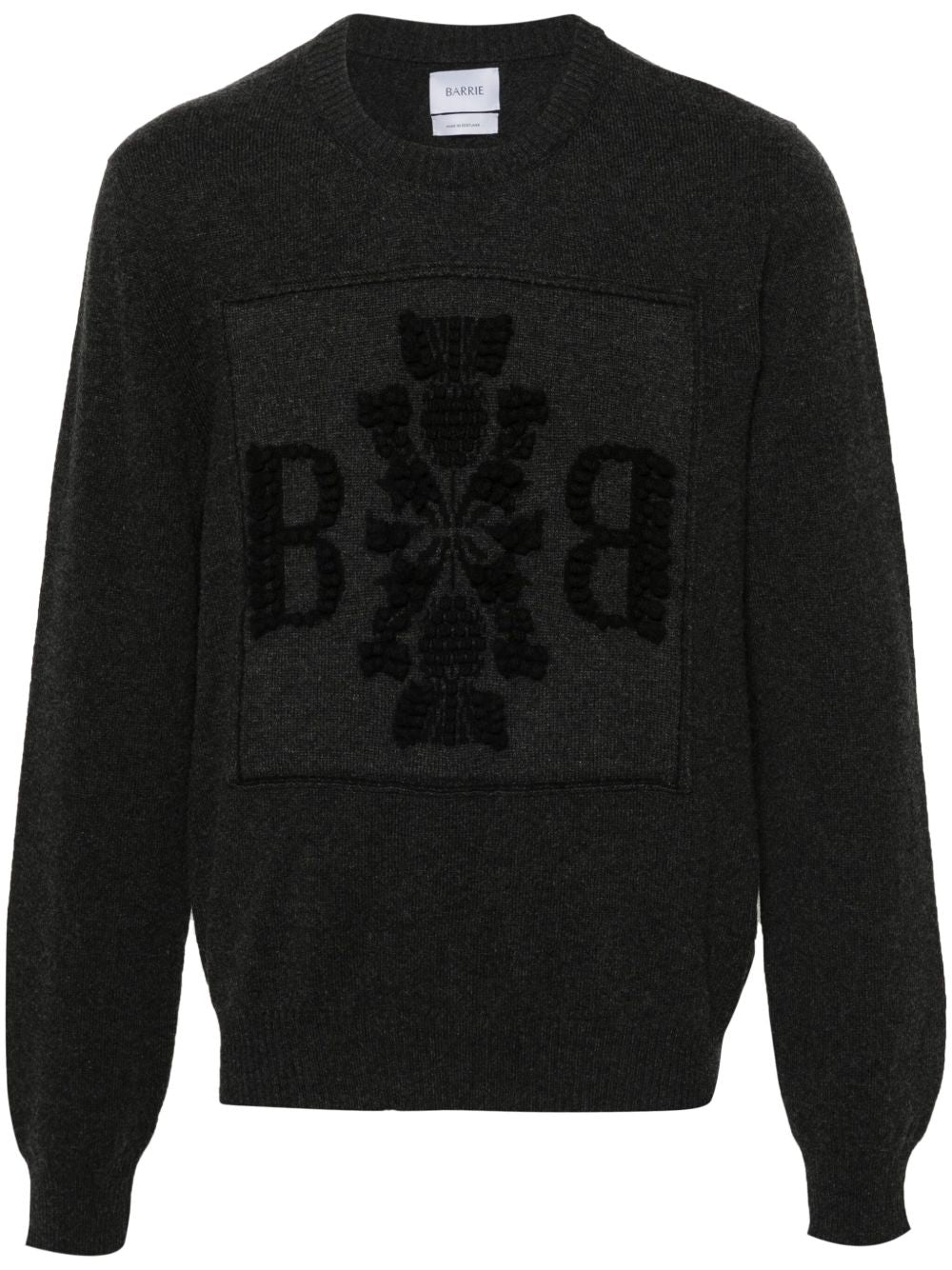 3D-logo cashmere jumper