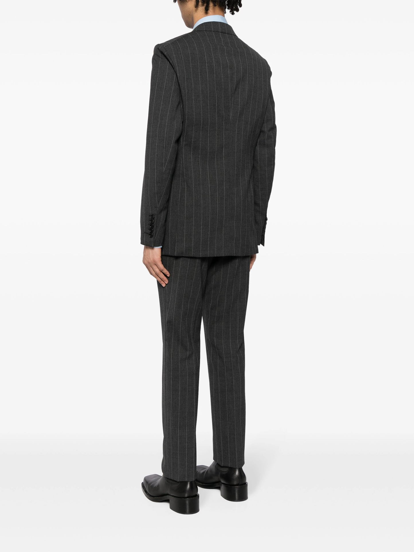 Tailored Single-Breasted Wool Suit