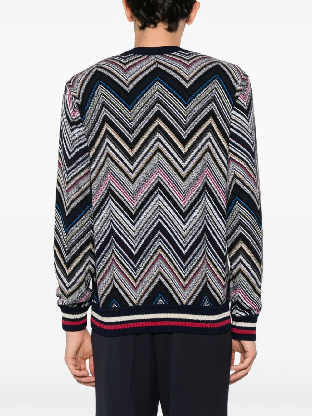 Chevron-Knit Jumper