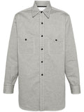 Pointed-Collar Cotton Shirt