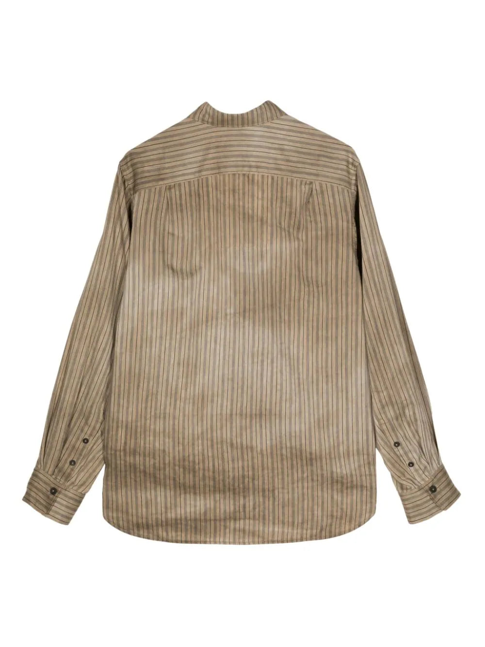 Faded-Effect Striped Shirt