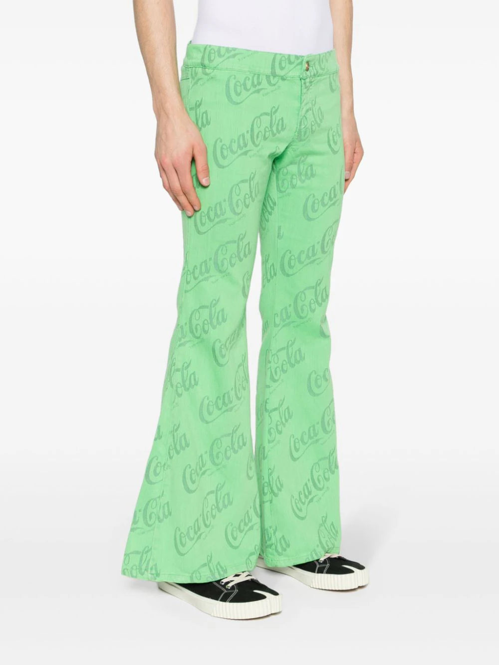 X Coca-Cola Mid-Rise Flared Jeans