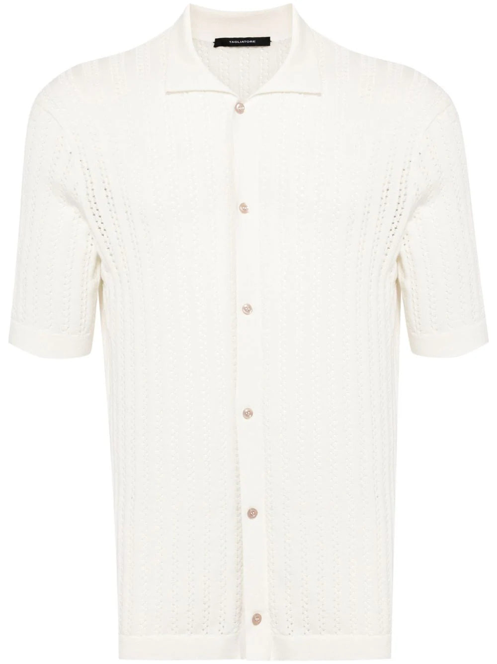 Jesse Pointelle-Knit Polo Shirt