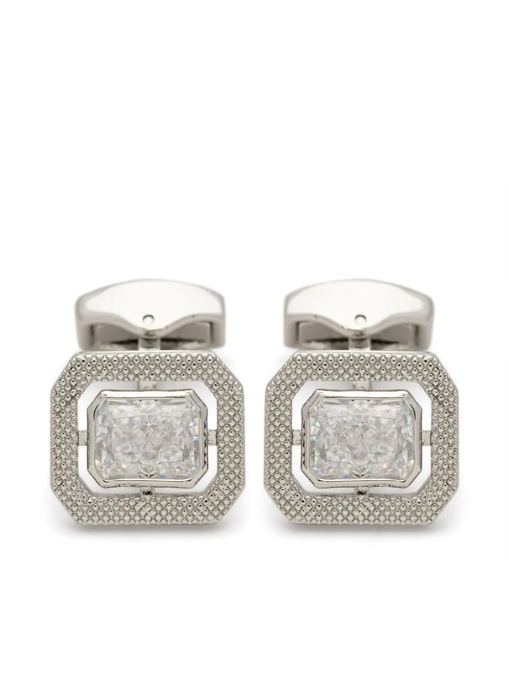 Halo Rectangular Cufflinks