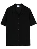 Waffle-Knit Cotton Shirt