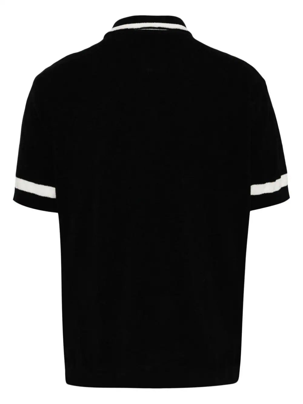 Logo-Jacquard Polo Top