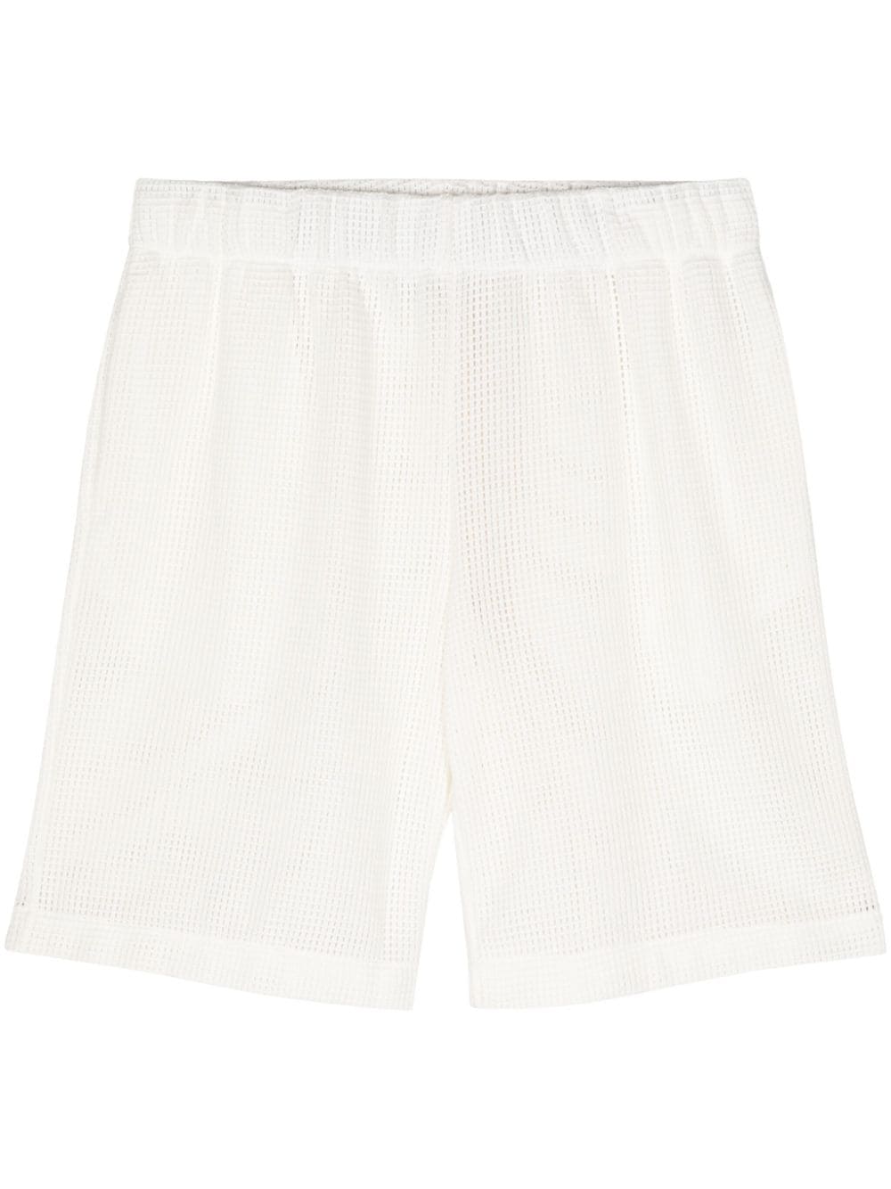Waffle-Pattern Deck Shorts