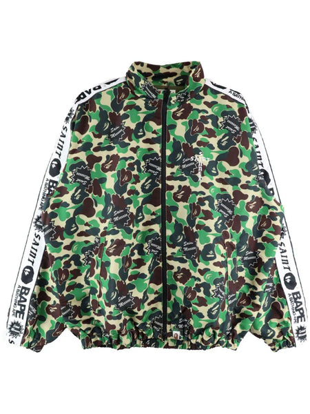 Camouflage-Print Bomber Jacket