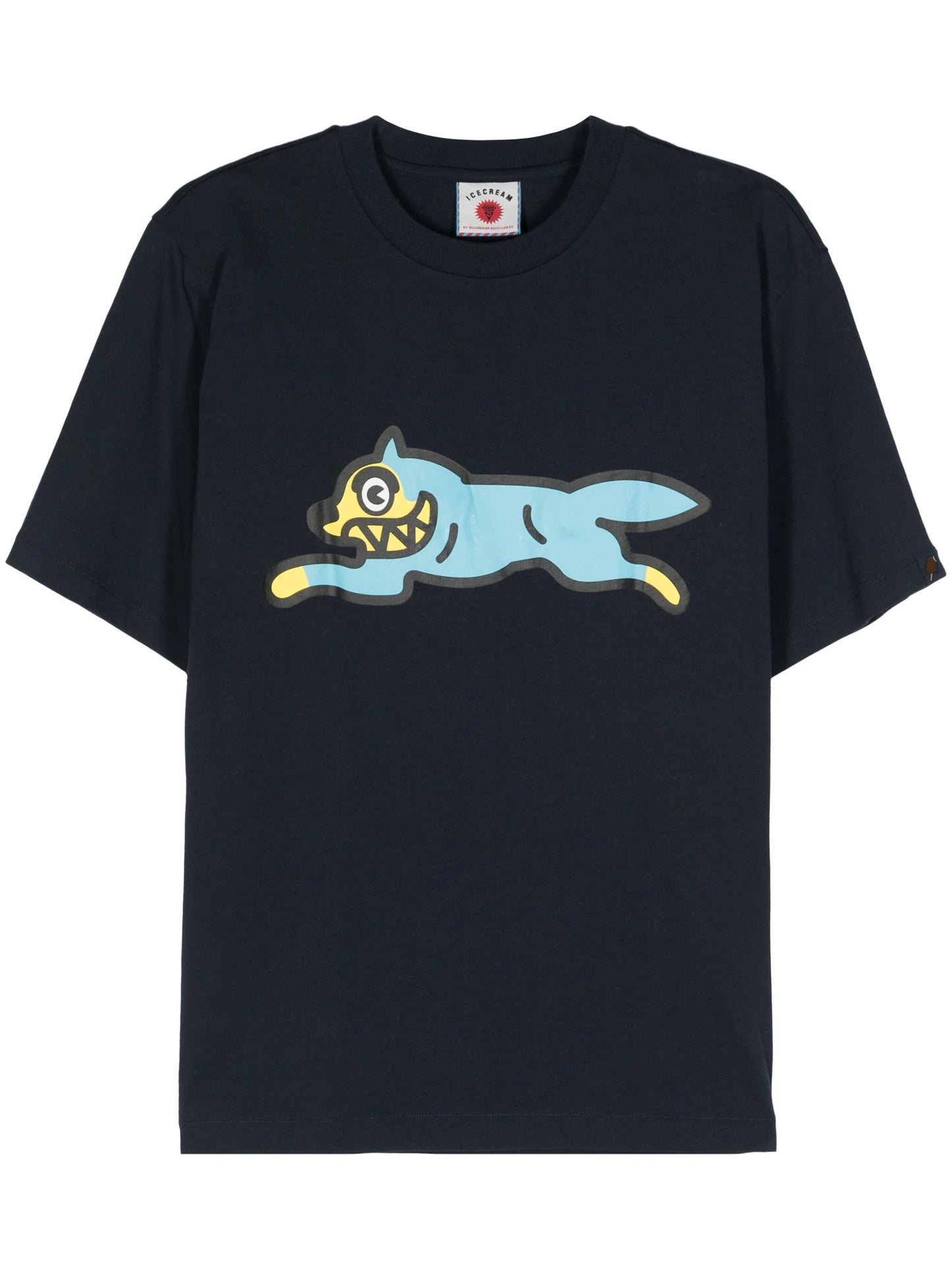 Running Dog-Print Cotton T-Shirt