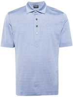 Polo-Collar Cotton-Blend Polo Shirt