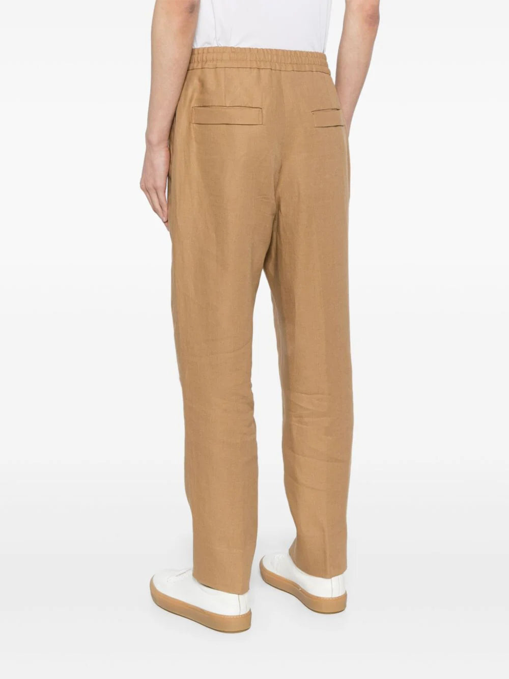 Elasticated Slim-Fit Trousers