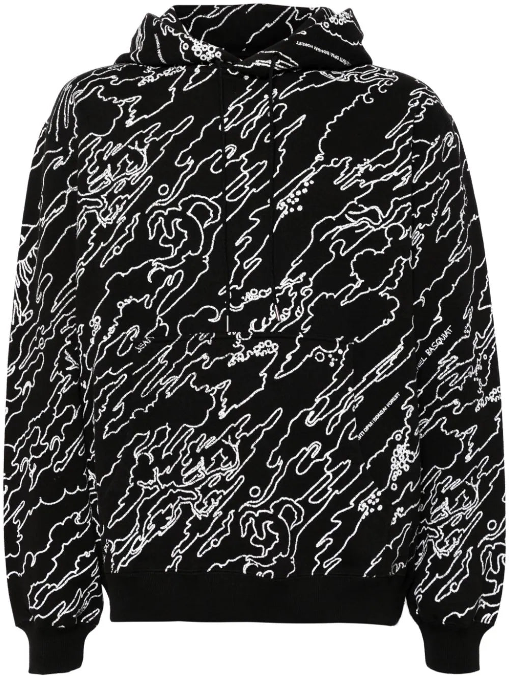 Graphic-Print Cotton Hoodie