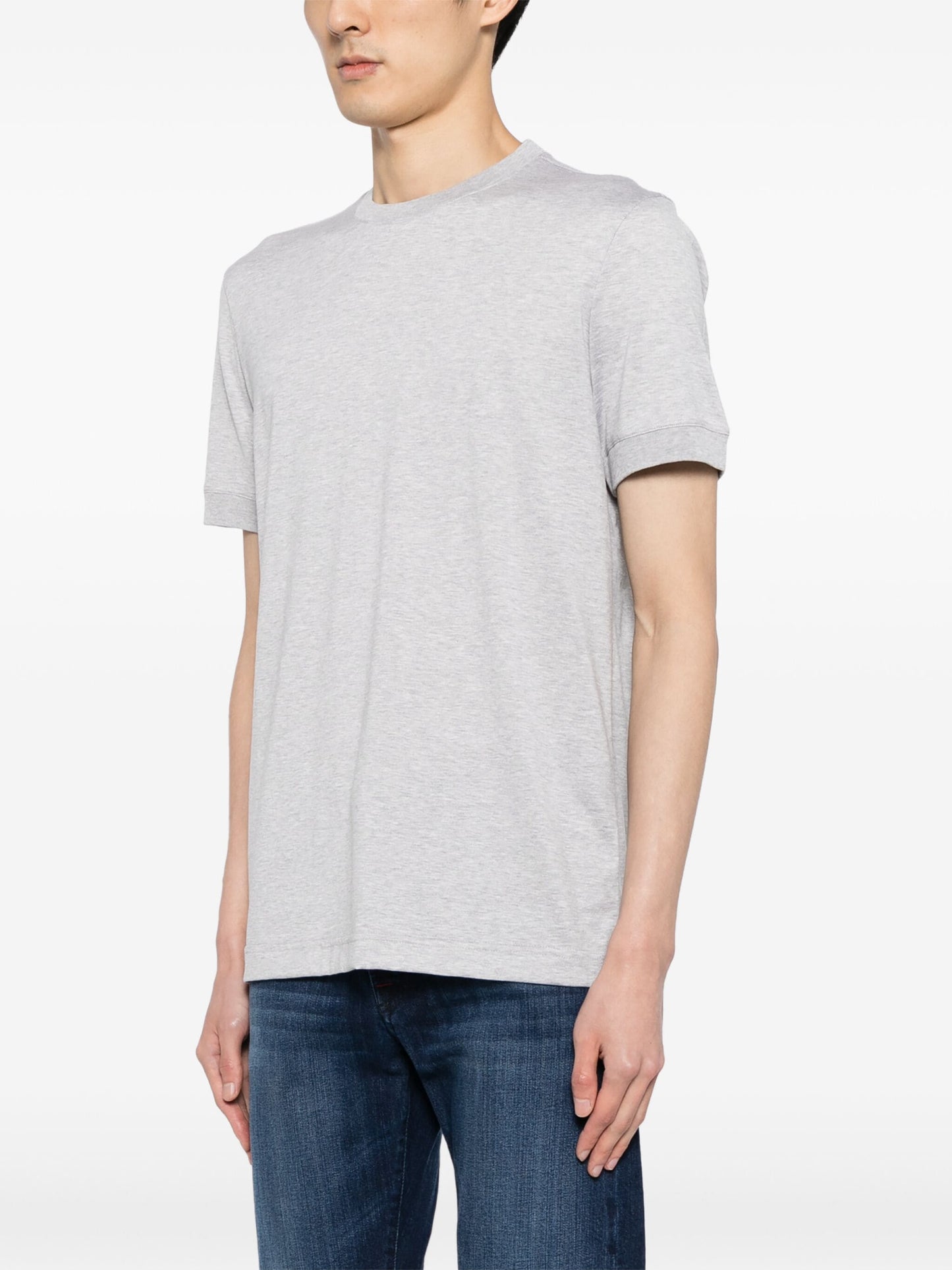 Crew-Neck Cotton T-Shirt