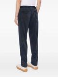 Pleated Tapered-Leg Trousers