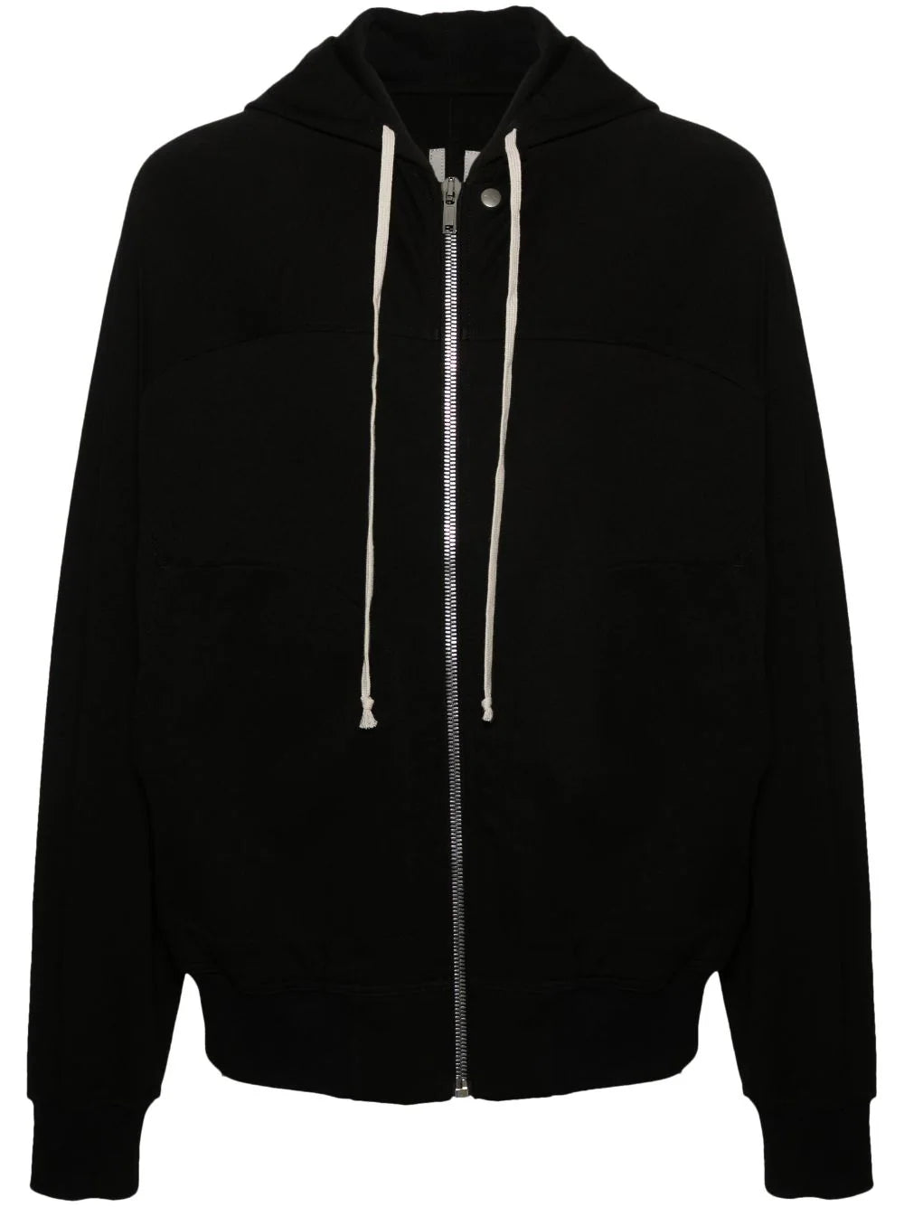 Zip-Up Cotton Hoodie