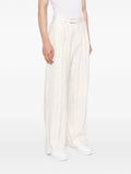 Mid-Rise Wide-Leg Trousers
