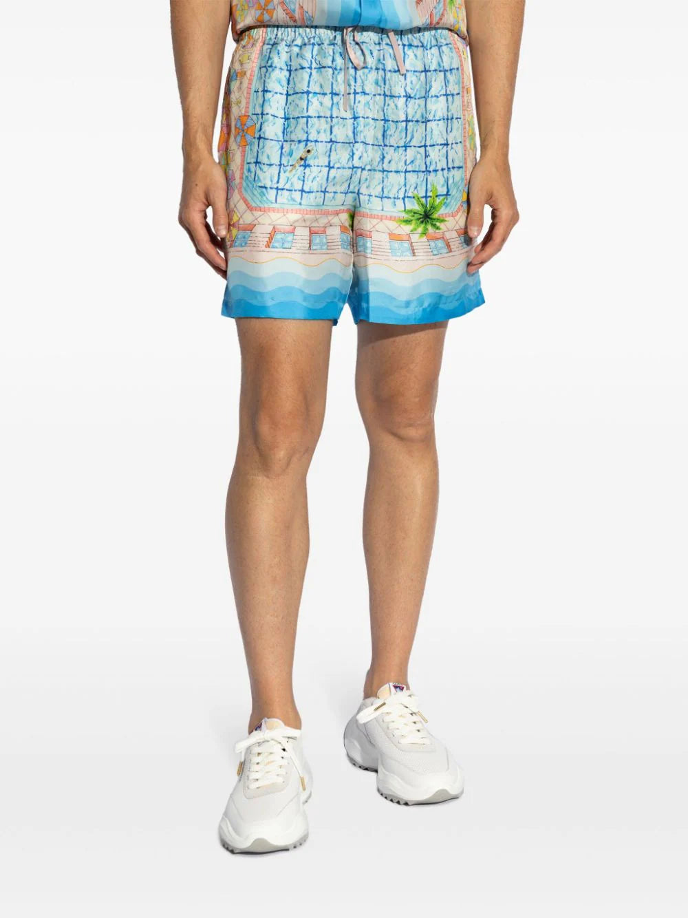 Le Plongeon Silk Shorts