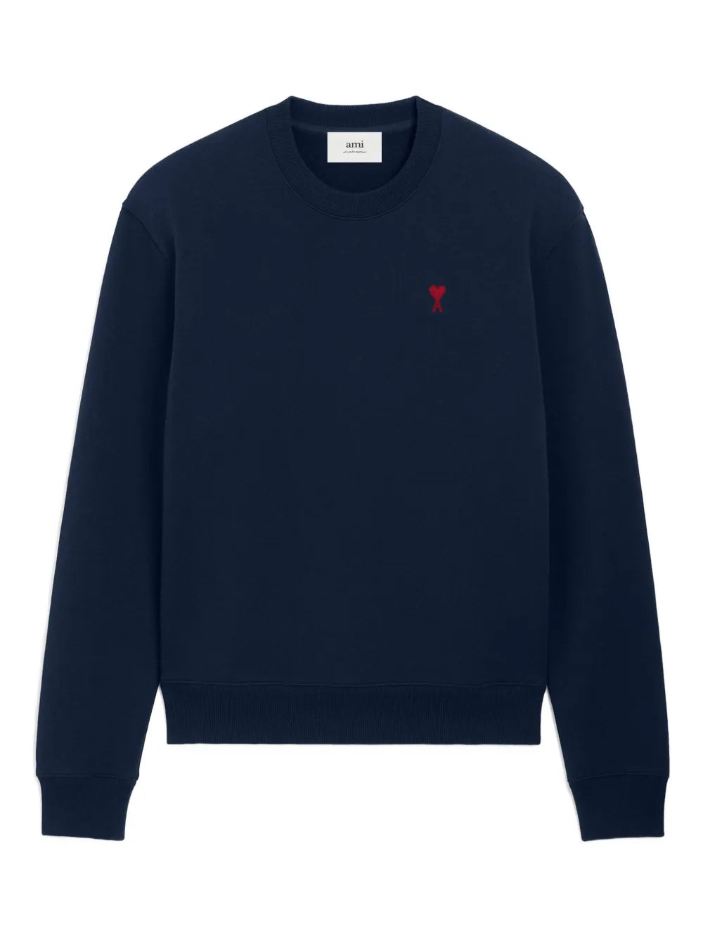 blue cotton sweatshirt with Ami de Coeur